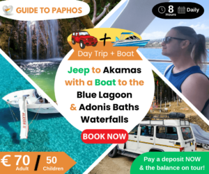 Jeep to Akamas with a Boat to the Blue Lagoon