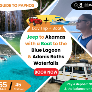 Jeep to Akamas with Boat to Blue Lagoon