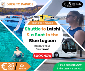 Shuttle Bus to Latchi Harbour & Boat to Blue Lagoon