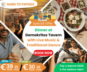 Special Deal to Dinner at Demokritos Tavern with Live Music & Traditional Dance